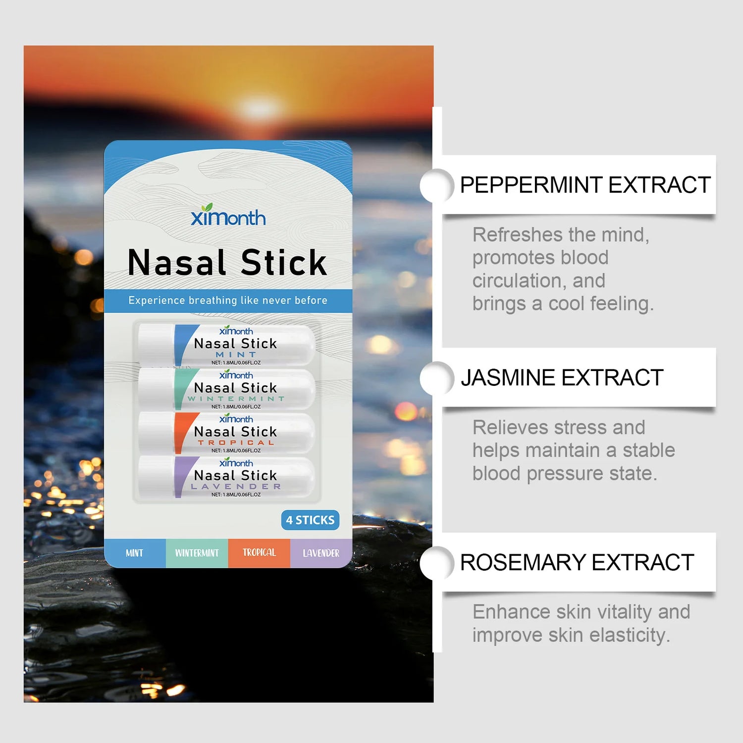Aromatherapy Nasal Stick – Refresh &amp; Focus Boost