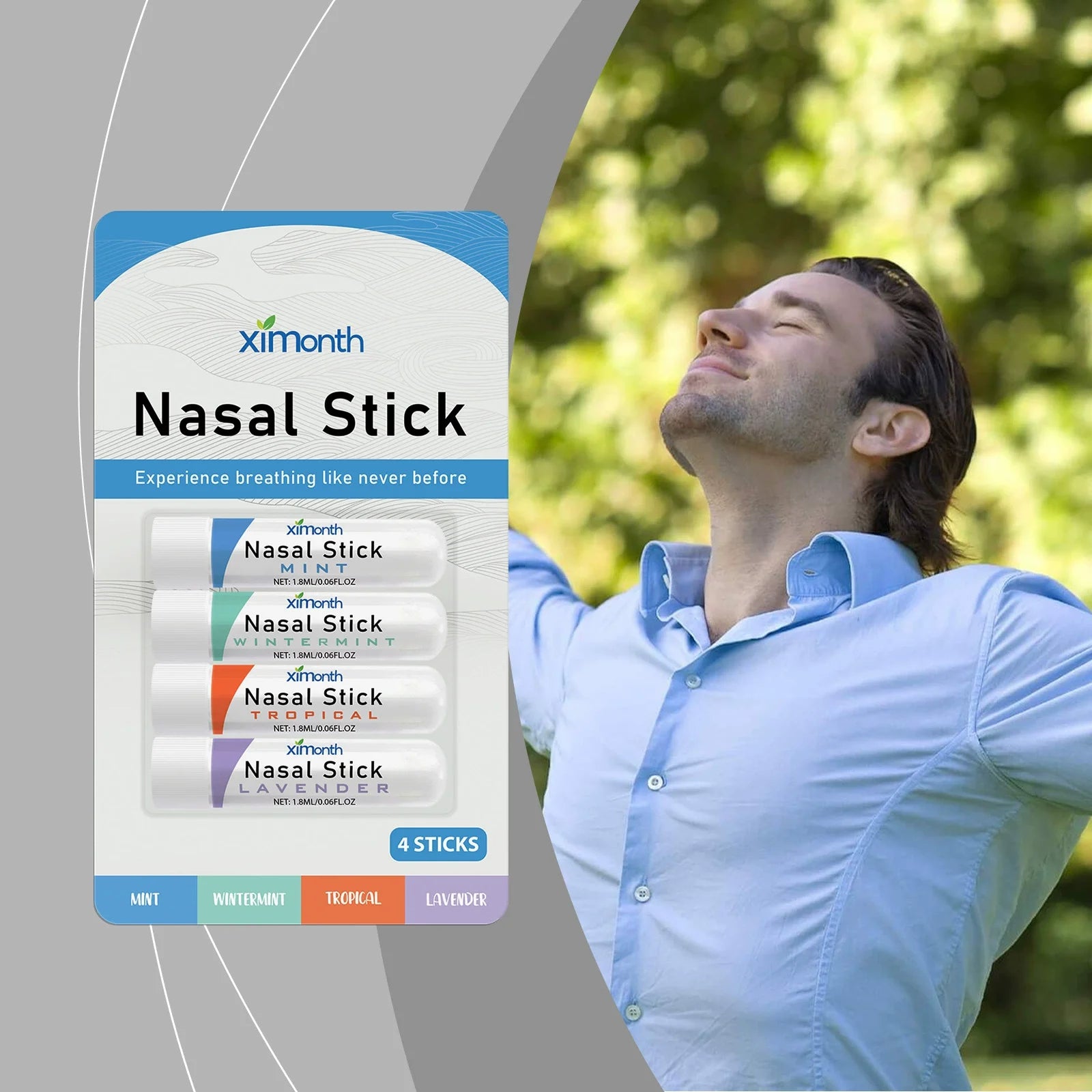 Aromatherapy Nasal Stick – Refresh &amp; Focus Boost