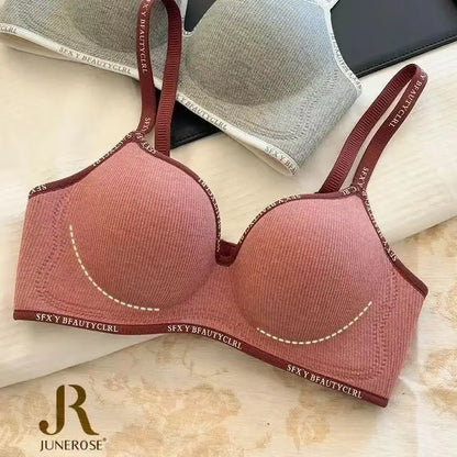 Extreme Push Up Bra for Small Chest - Deep Contour Cup, Max Round Shape &amp; Lift, Wireless Youthful Style AA/A/B Cup