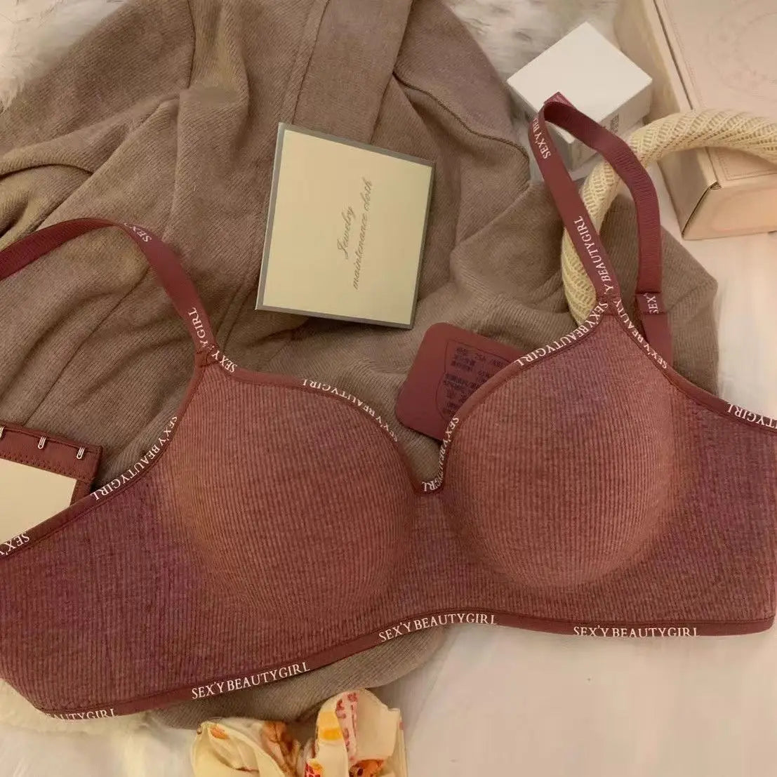 Extreme Push Up Bra for Small Chest - Deep Contour Cup, Max Round Shape &amp; Lift, Wireless Youthful Style AA/A/B Cup