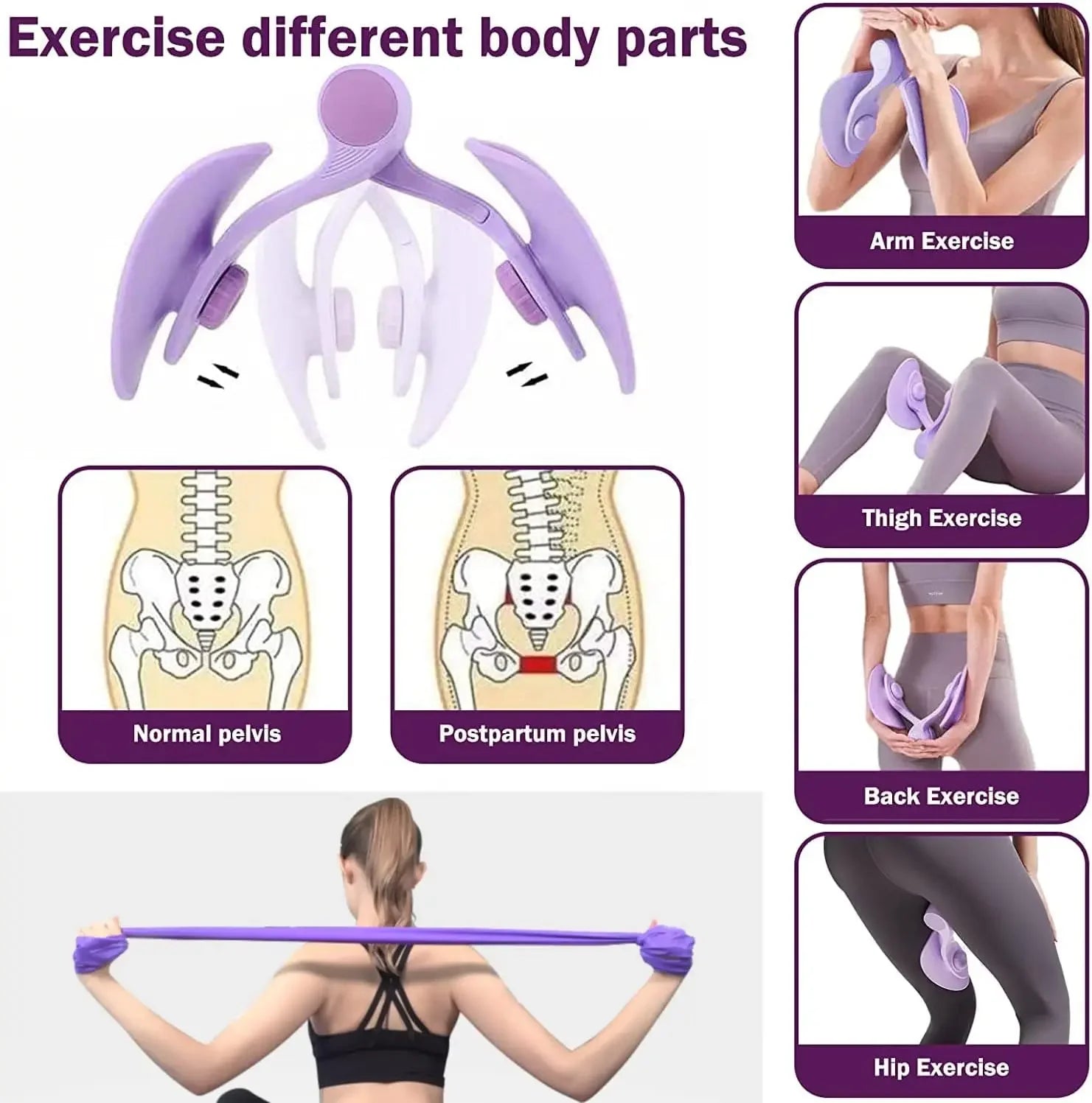 Appareil Plancher Pelvien &amp; Fessiers – Fitness Post-Partum